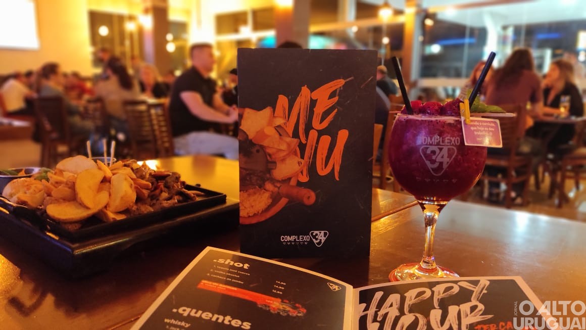 Complexo 34 lança novo cardápio