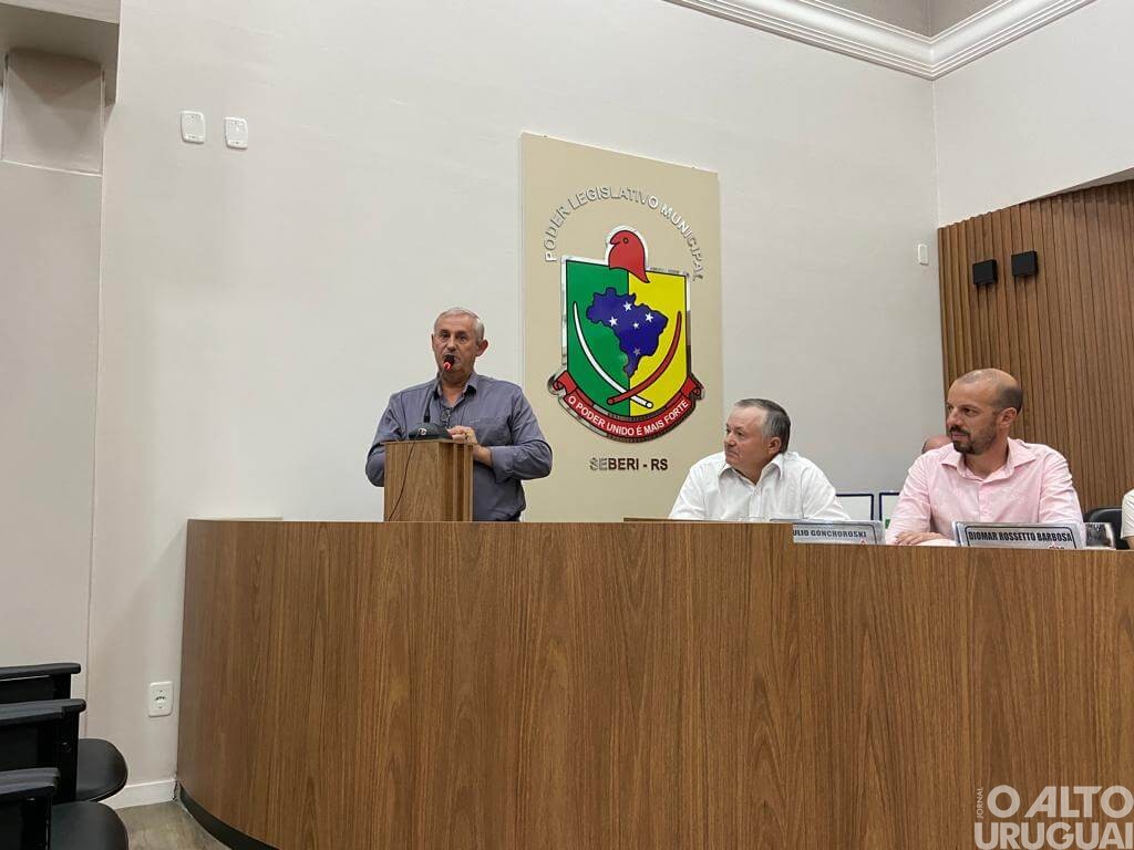 Seberienses recebem moção de aplausos em sessão da Câmara de Vereadores