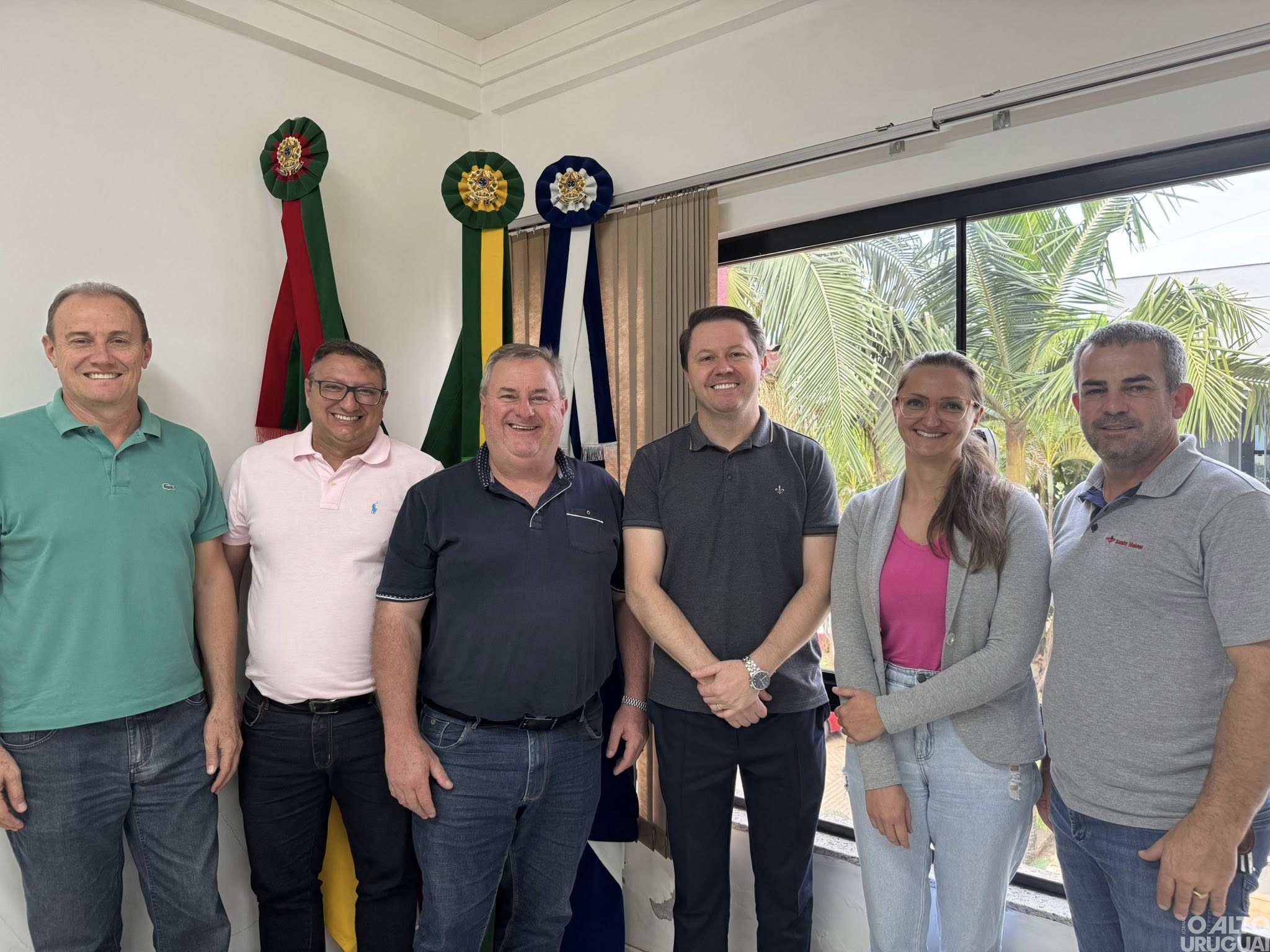 Palmitinho discute plano municipal com representantes da Corsan