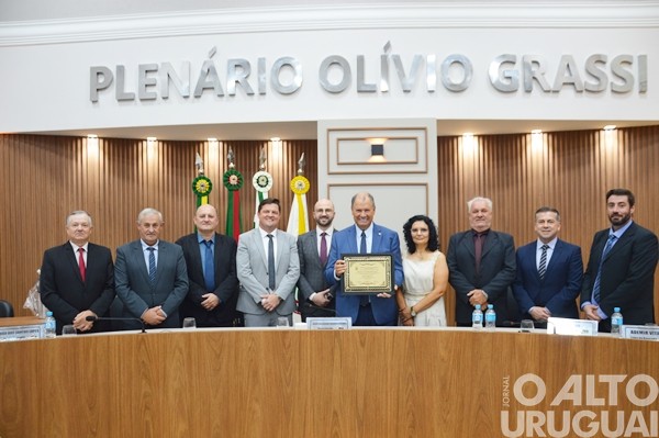 Deputado Alceu Moreira recebe título de cidadão seberiense