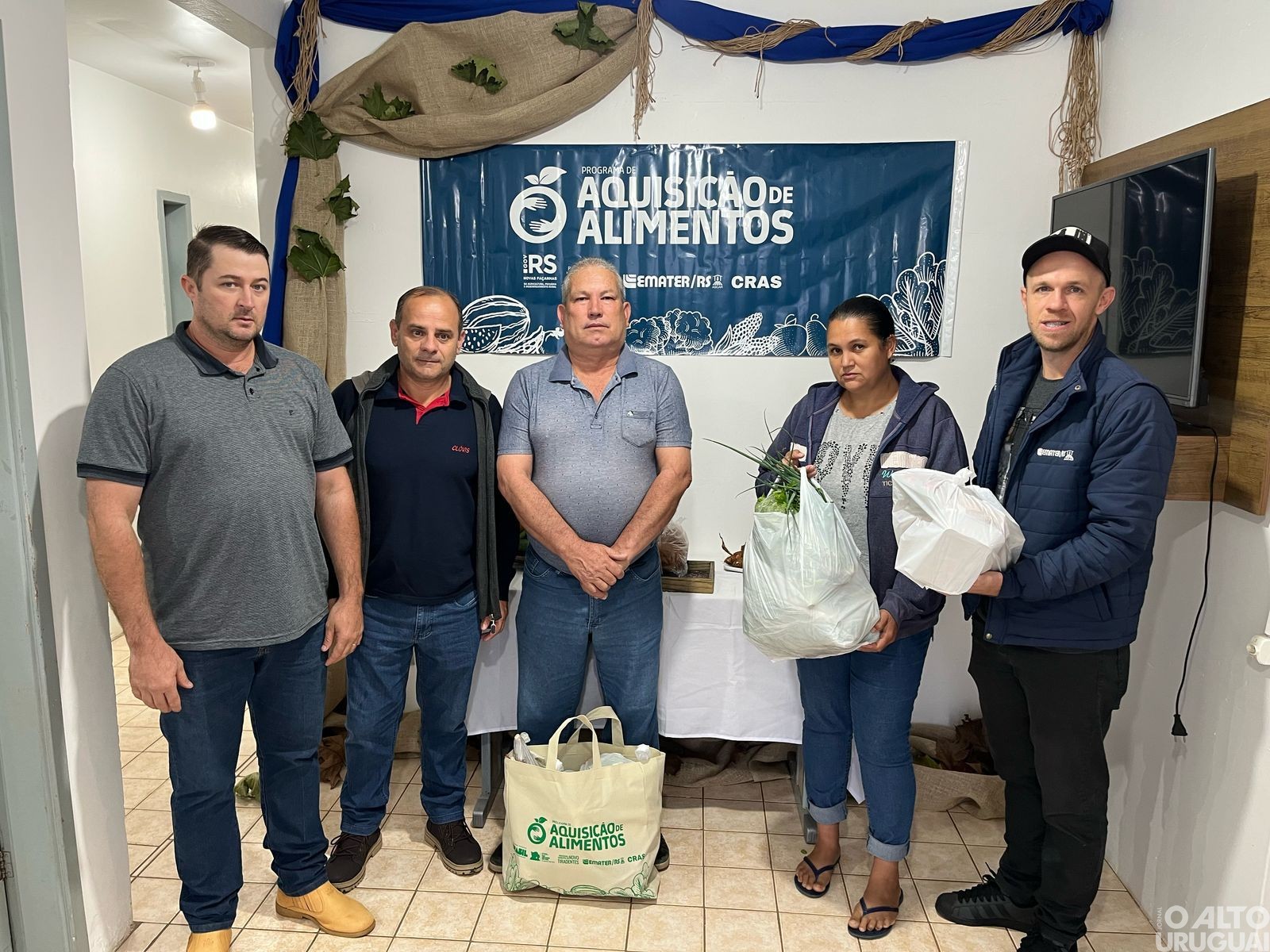 Realizada primeira entrega do ano do PAA em Novo Tiradentes