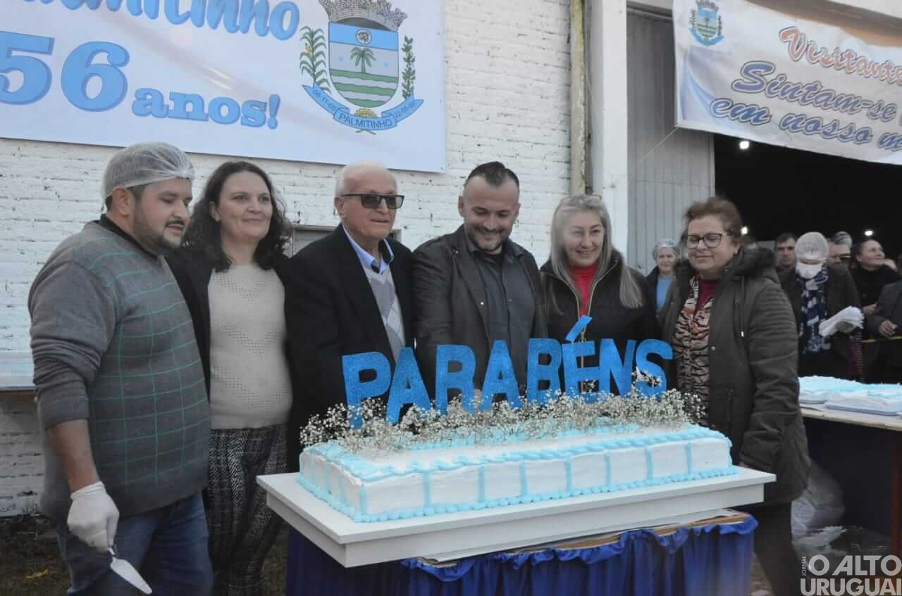 Festa popular reúne grande público em comemoração aos 56 anos de Palmitinho