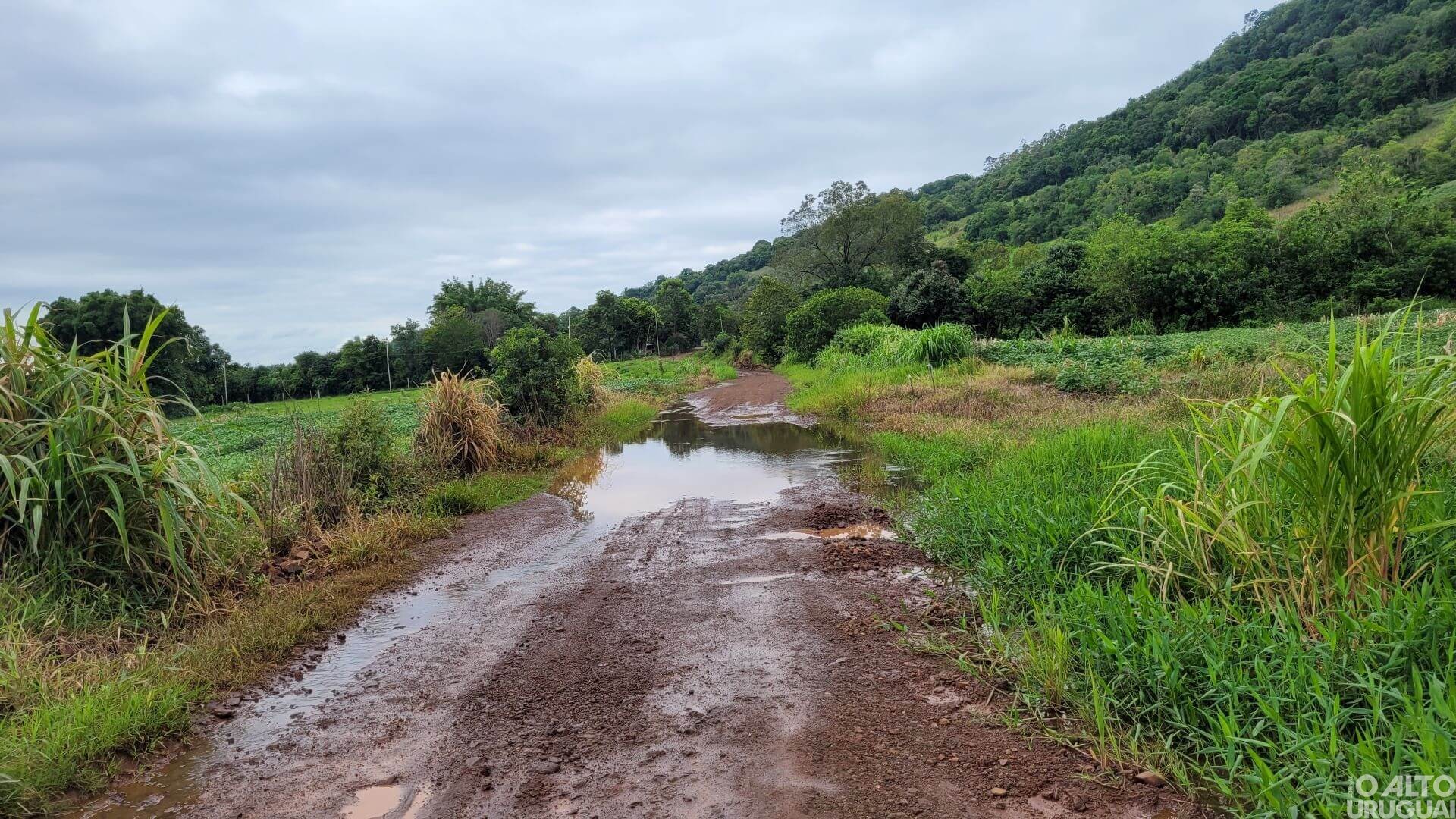 Chuvas causam estragos nas estradas do interior de Seberi