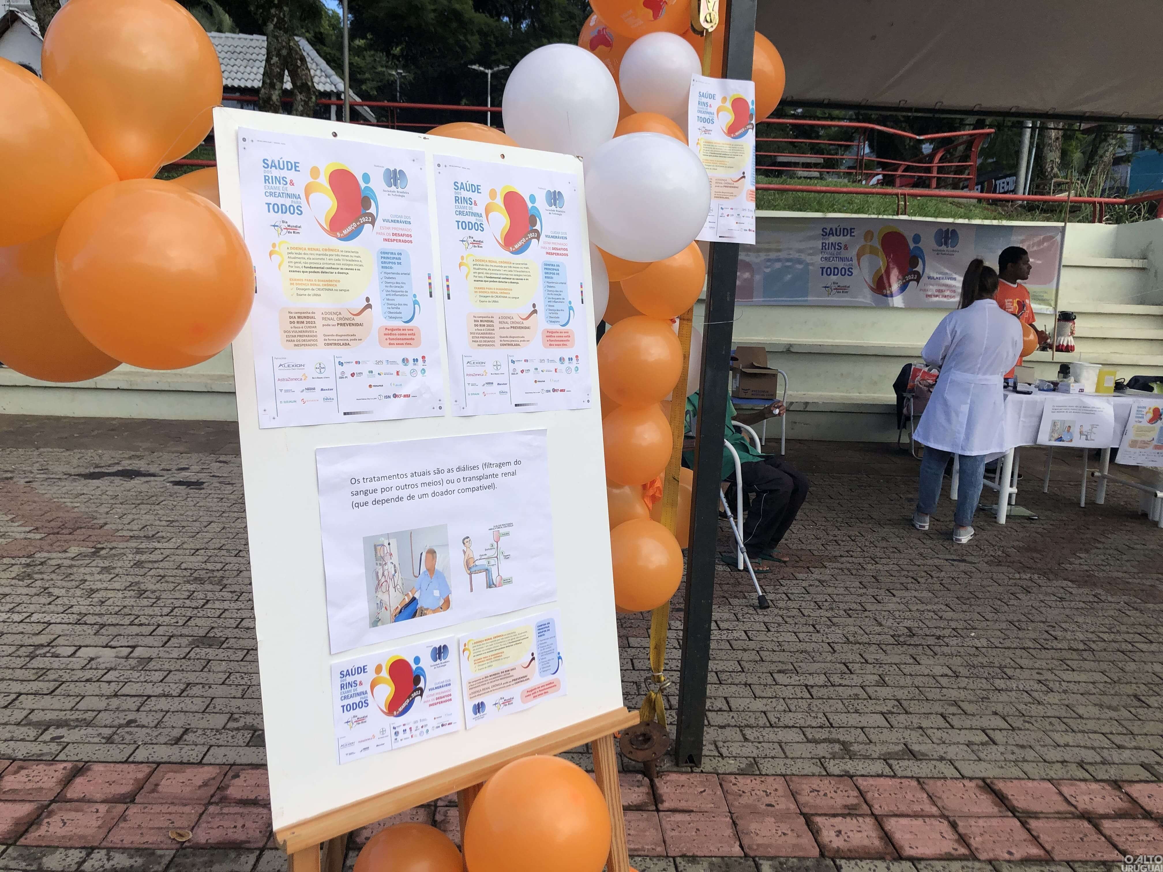 Ações de prevenção à doença renal são realizadas em FW nesta quinta-feira