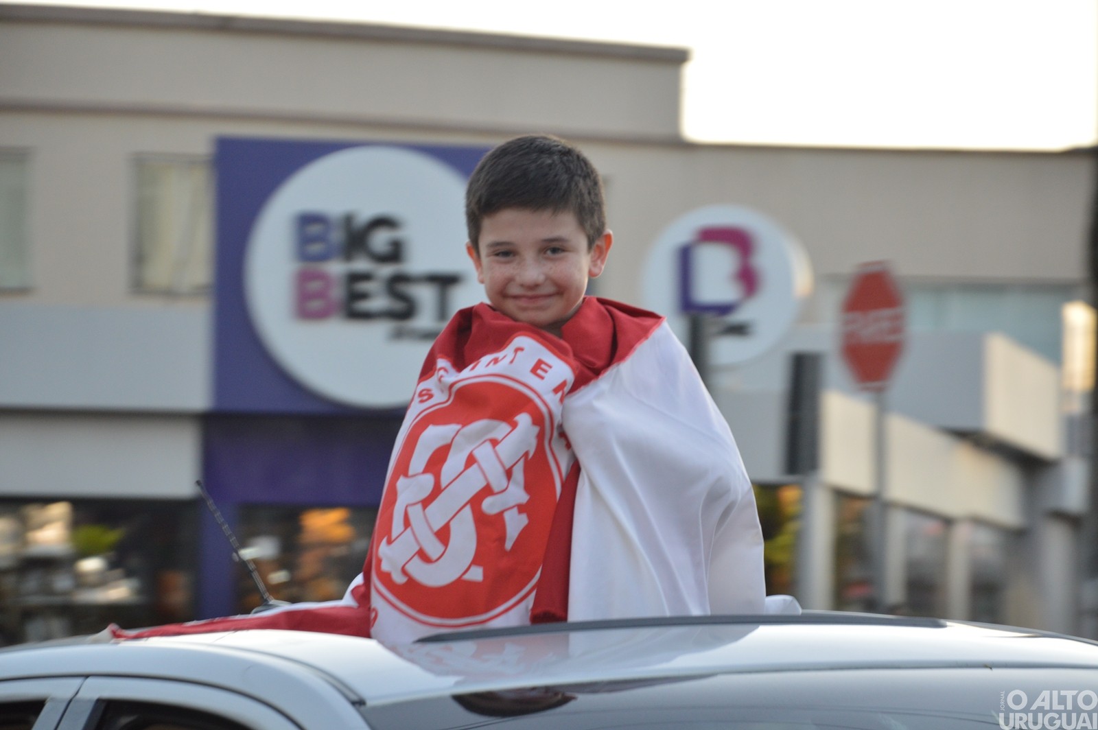 Torcedores do Inter comemoram título do Gauchão em Frederico Westphalen