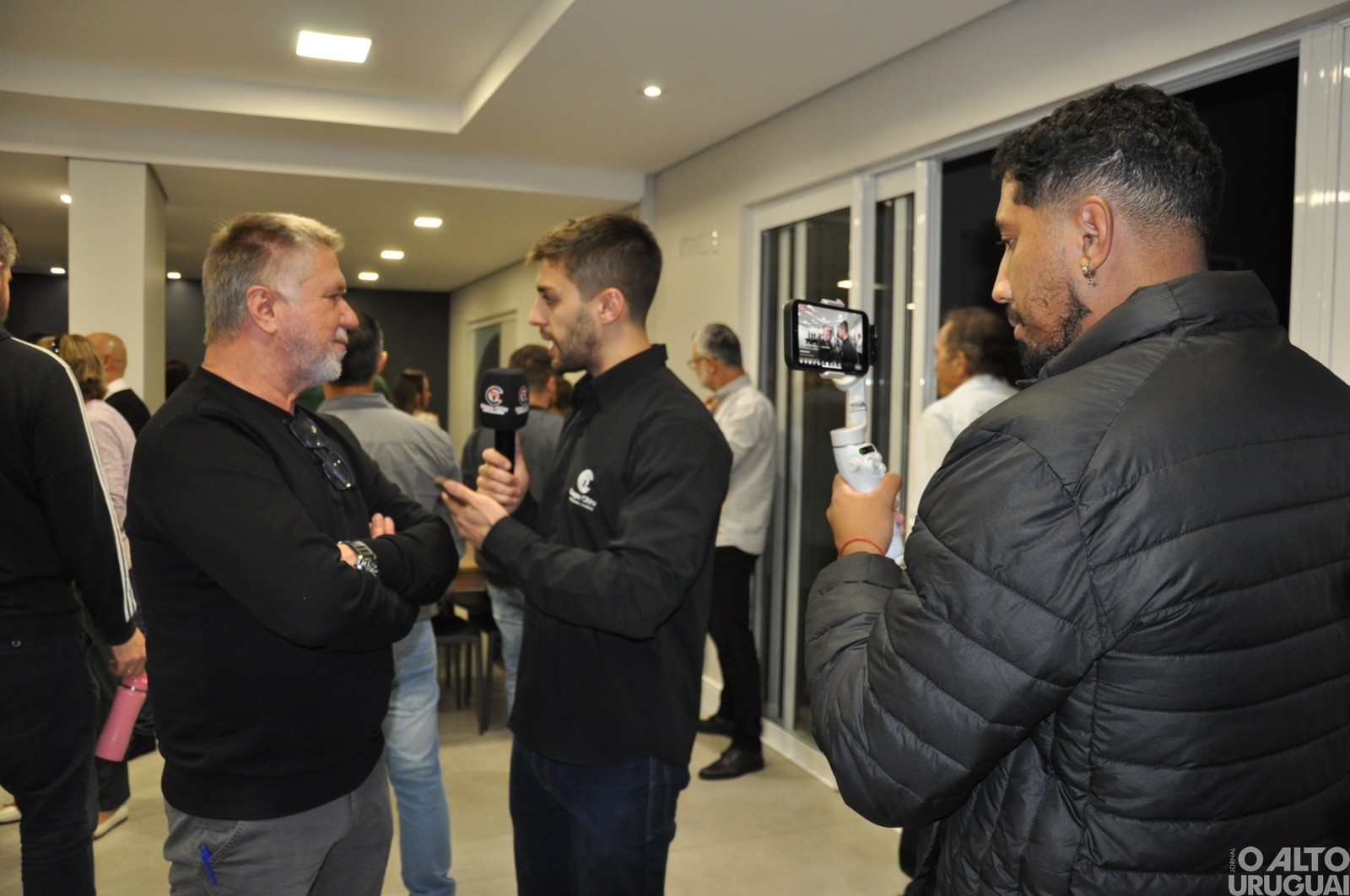 Marcos Lima celebra a entrega do Figueiras Park
