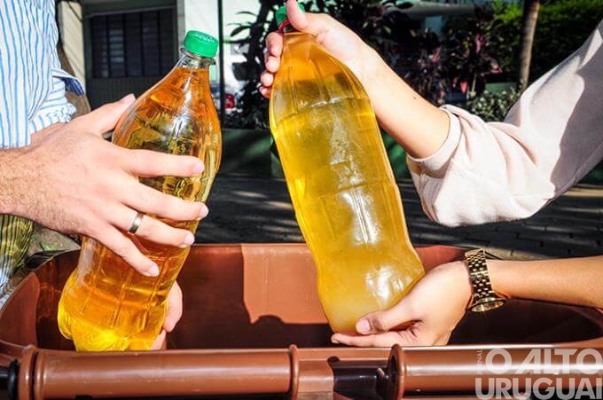 Alpestre: campanha incentiva descarte correto de óleo de cozinha