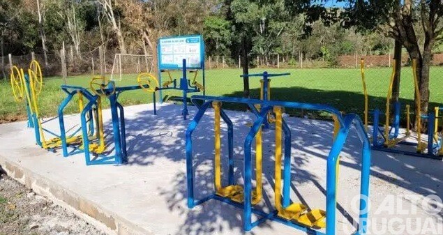 Administração de Seberi instala academias ao ar livre no interior do município