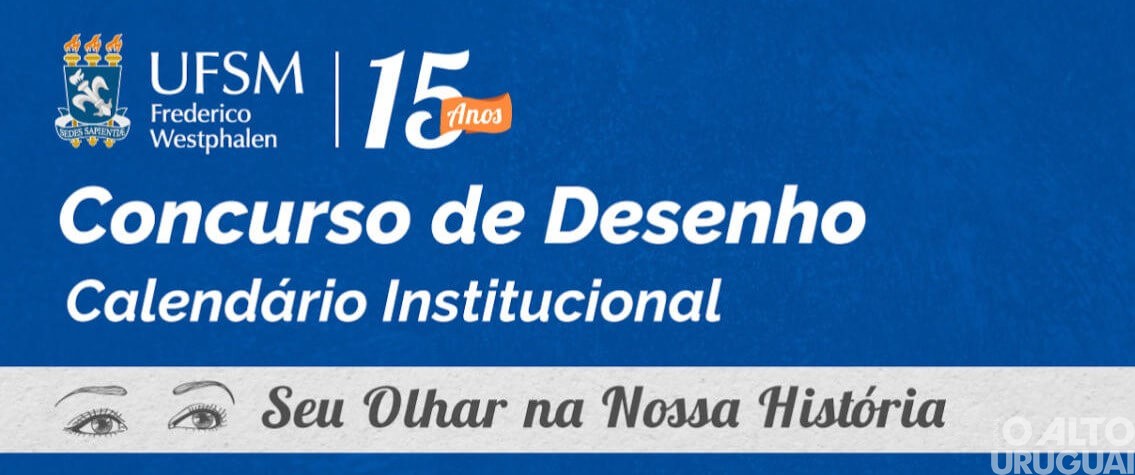 Desenhos irão compor Calendário Institucional 2022 da UFSM-FW