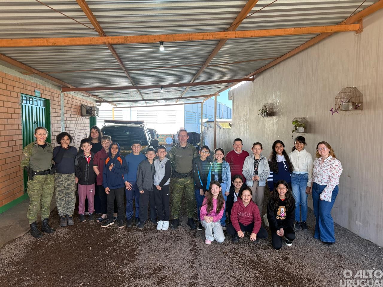 BM realiza atividades de conscientização ambiental para estudantes