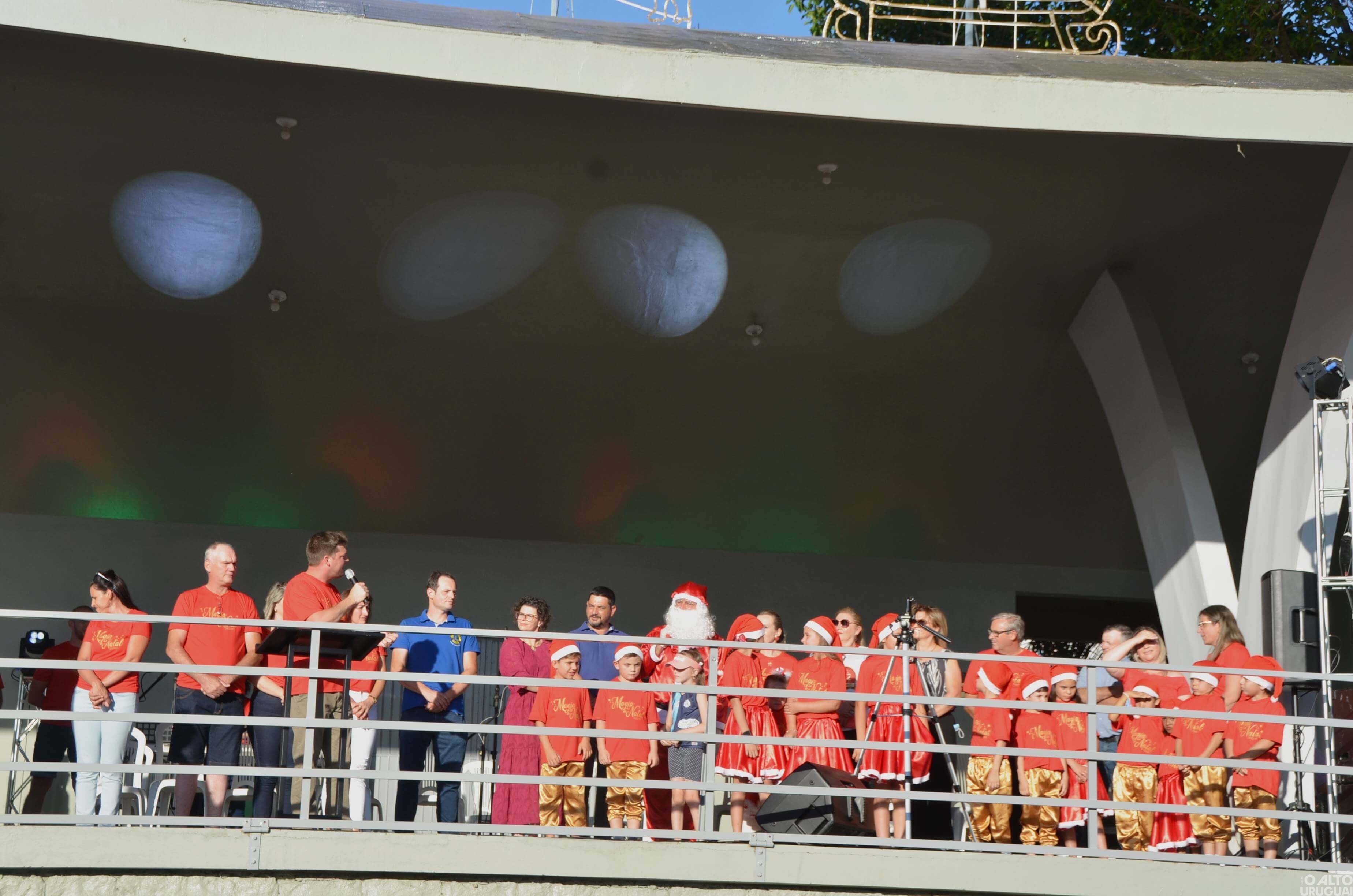 Chegada do Papai Noel marca o início da programação de Natal em Seberi