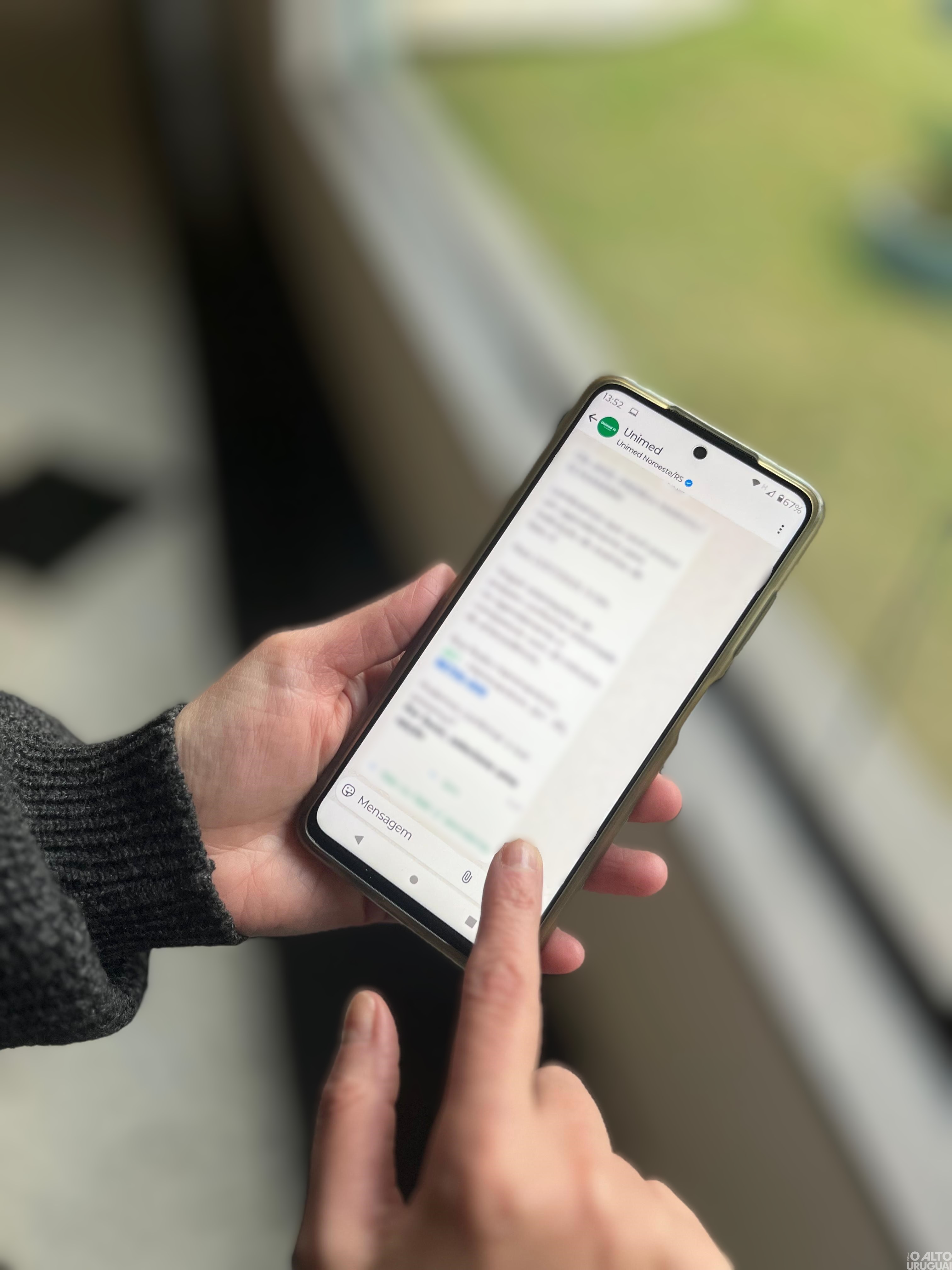 Unimed Noroeste/RS confirma exames via WhatsApp
