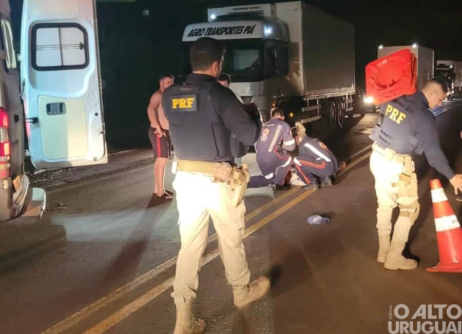 Homem é atropelado na BR-386 em Seberi