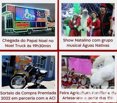 Show de Natal em Caiçara acontece na próxima semana