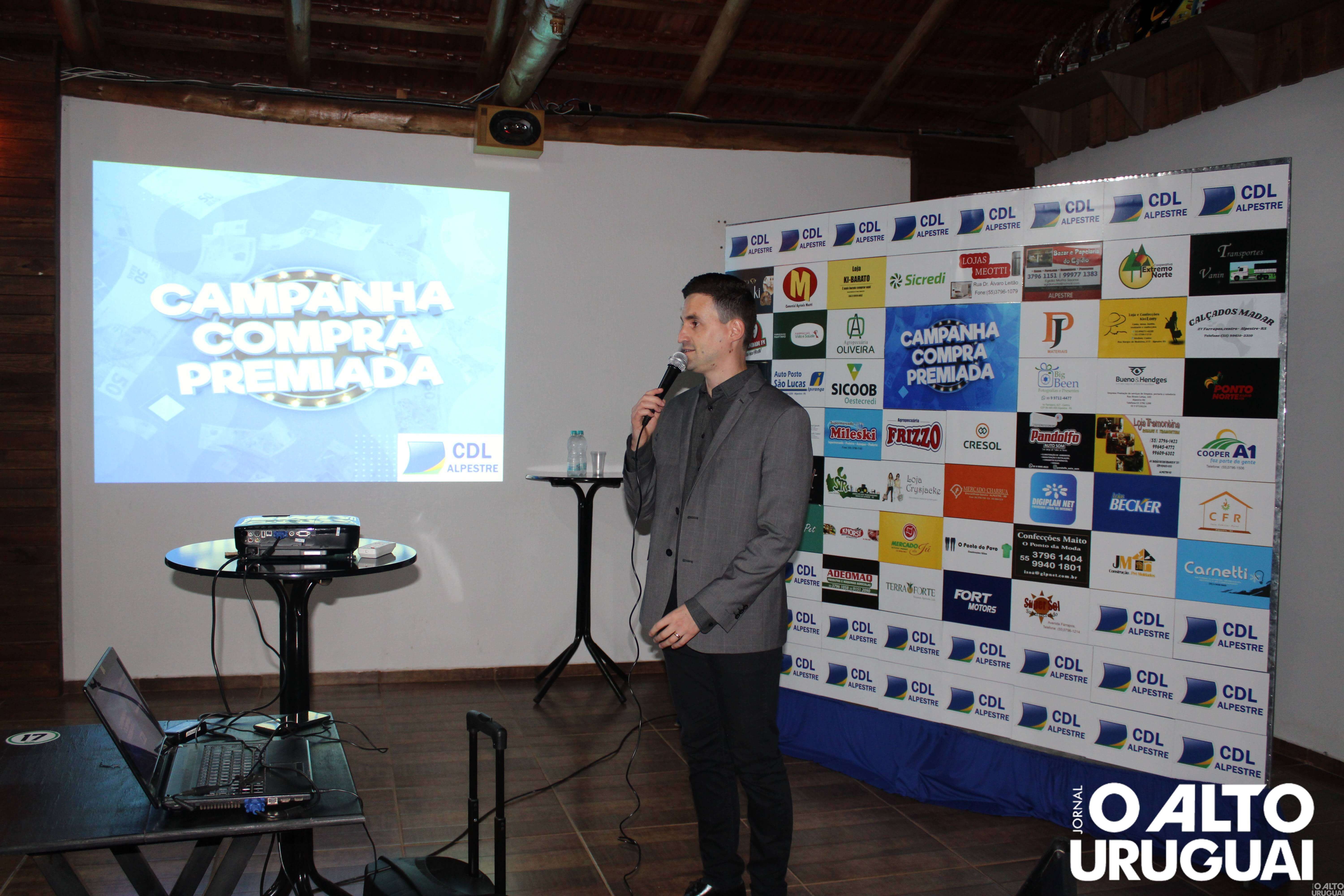 CDL de Alpestre lança a “Campanha Compra Premiada”