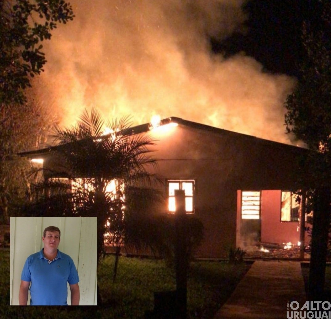 Incêndio no interior de Seberi deixa uma vítima