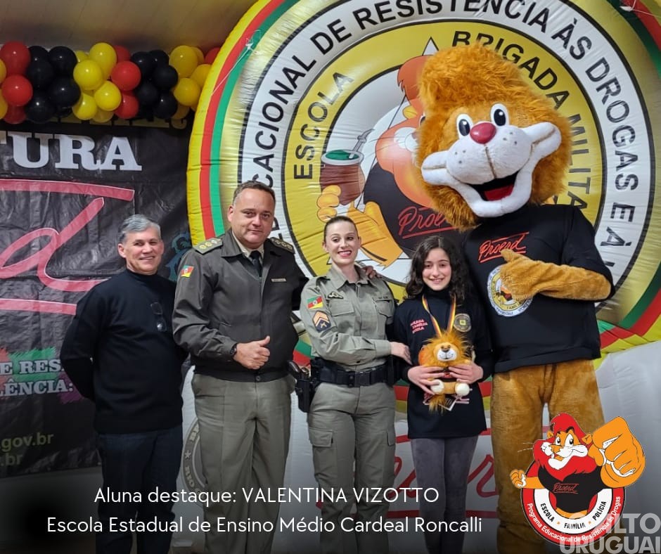 Brigada Militar realiza formatura do Proerd em FW