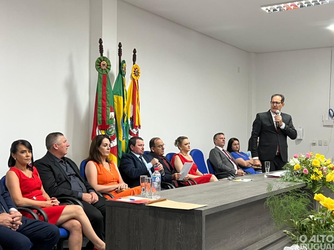 Zílio Roggia é empossado prefeito de Caiçara