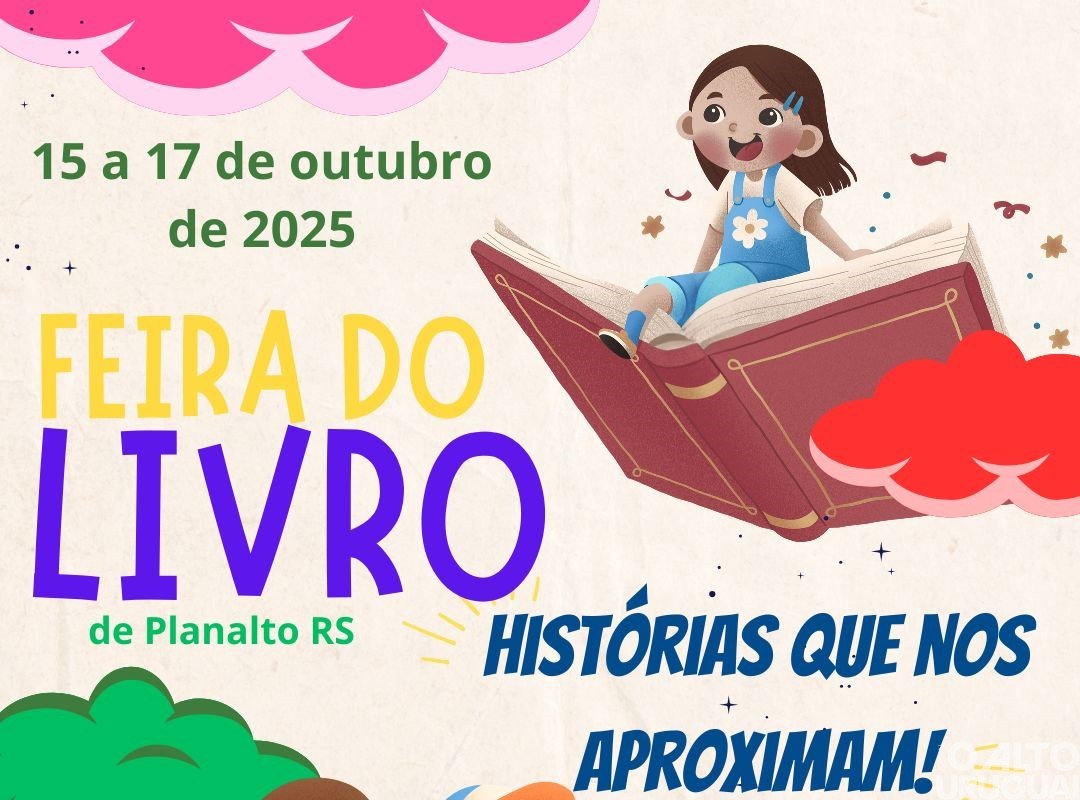 Feira do Livro de Planalto acontece em outubro