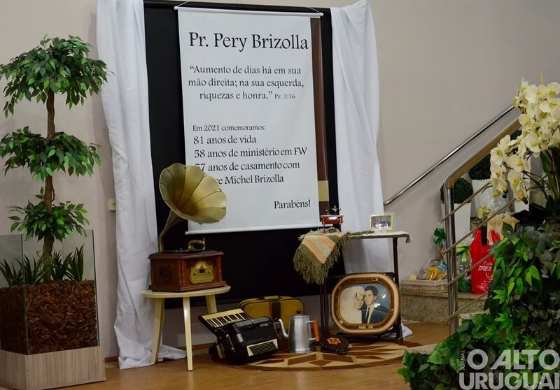 Pery Brizolla é homenageado em culto da Igreja Assembleia de Deus