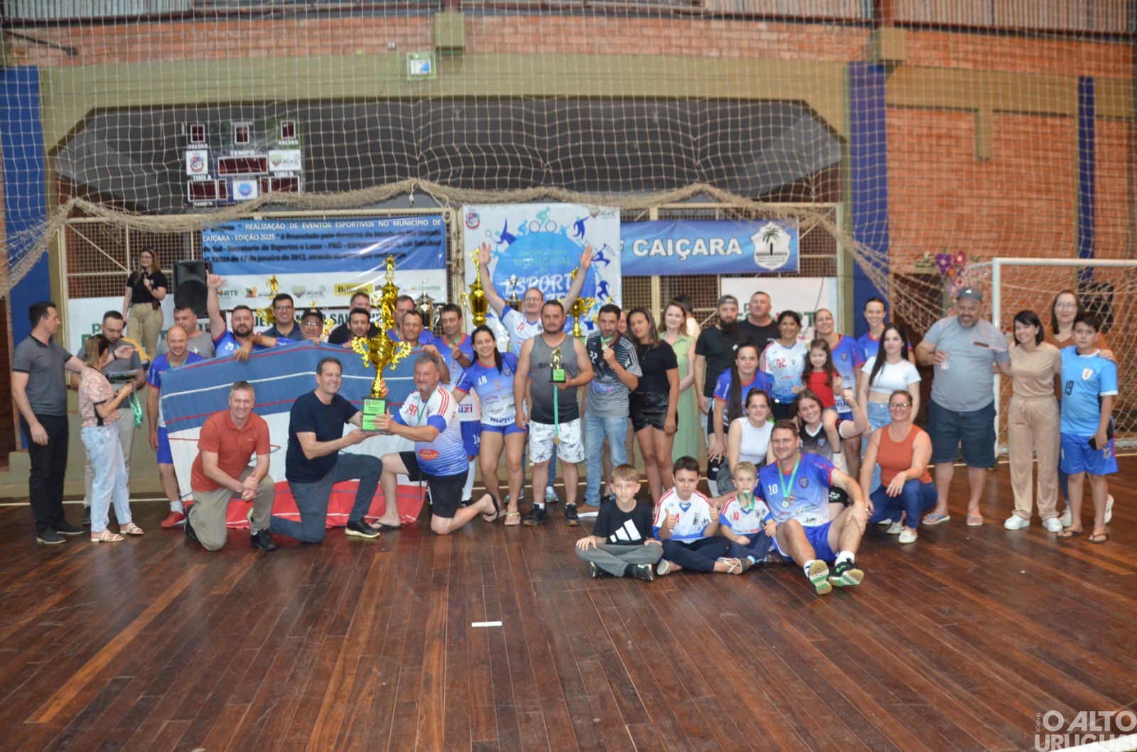 Cinco equipes conquistam o título no Municipal de Caiçara