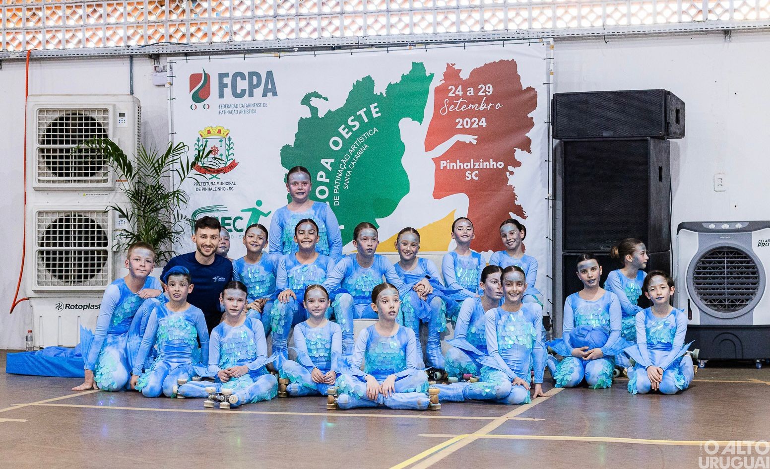 Magia da Patinação é destaque na Copa Oeste de Pinhalzinho