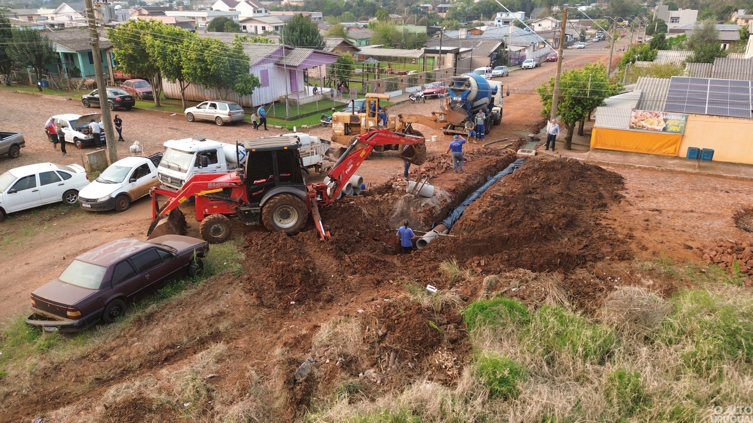 Erval Seco faz obras na segunda fase do Avançar-Pavimenta RS