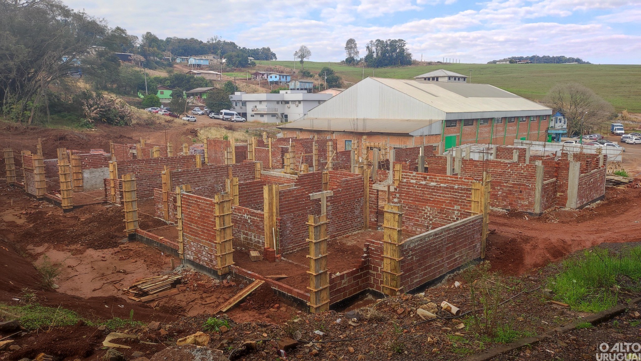 Avança construção de nova escola em Cerro Grande
