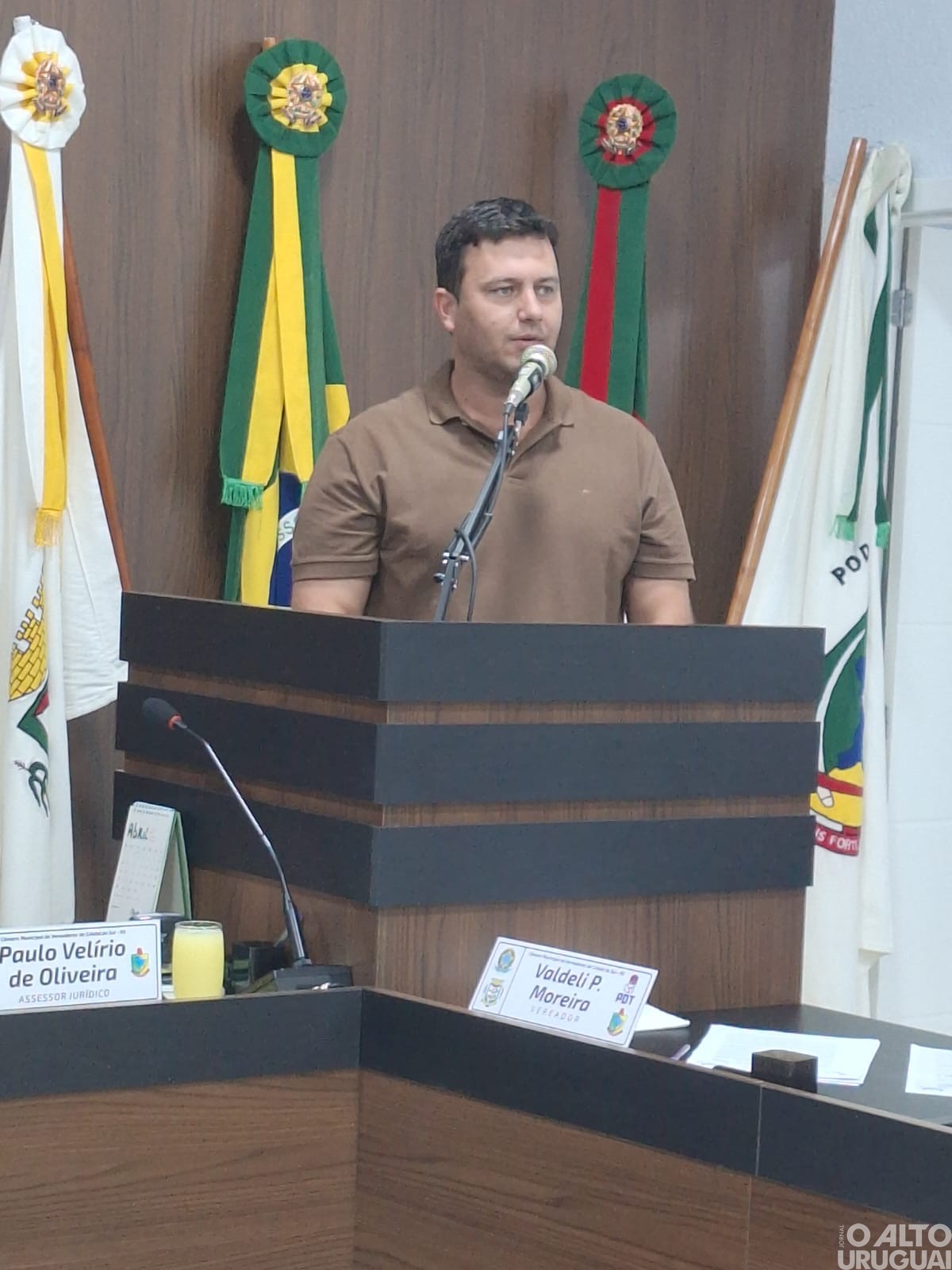 Esporte Clube Vila Nova de Cristal do Sul recebe homenagem na Câmara de Vereadores