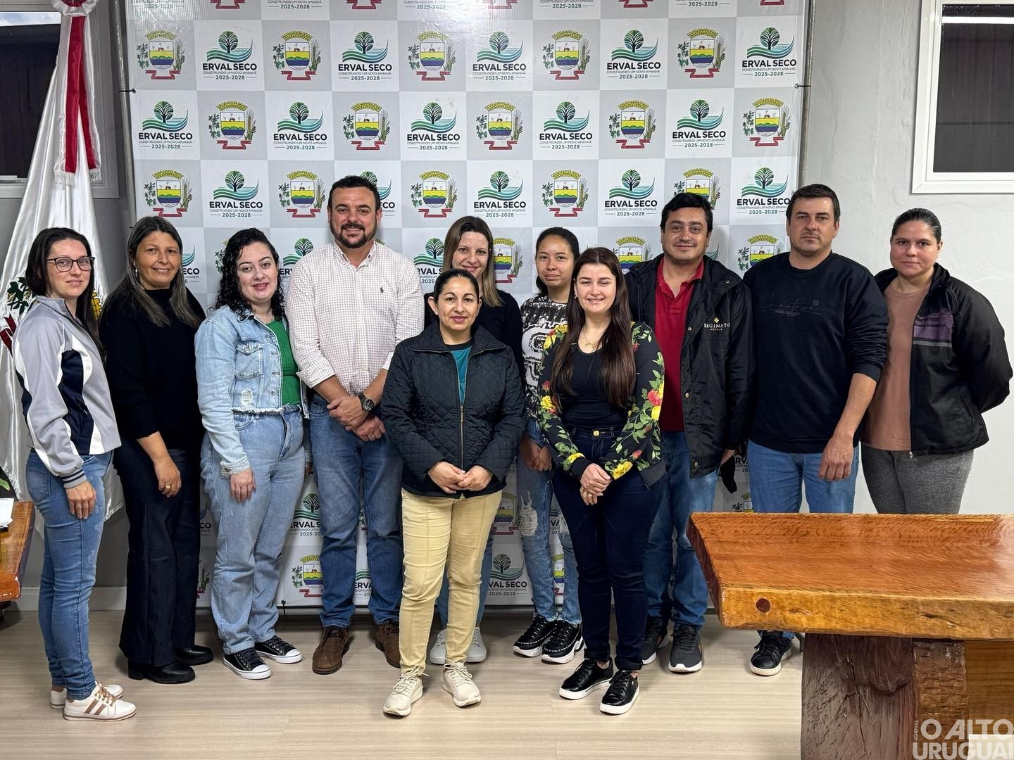 Prefeitura de Erval Seco acolhe novos servidores