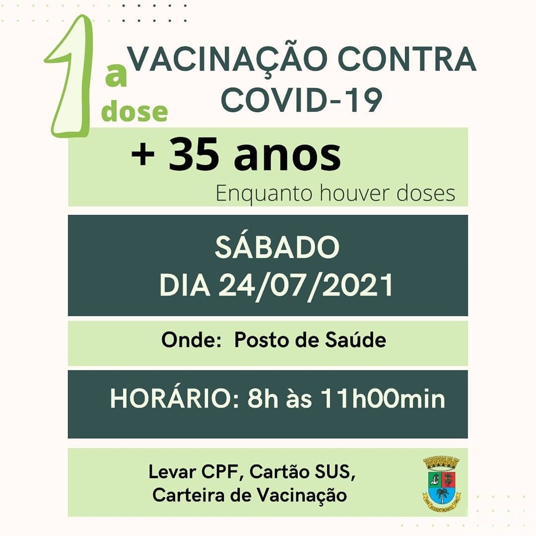 Rodeio Bonito: vacinação contra a Covid acontecerá neste sábado