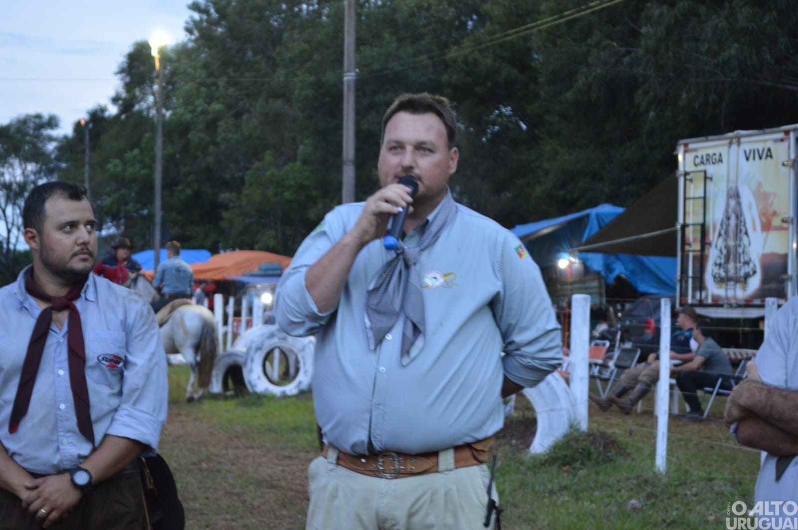 Oração da Ave Maria também marca segundo dia do Rodeio Crioulo de FW