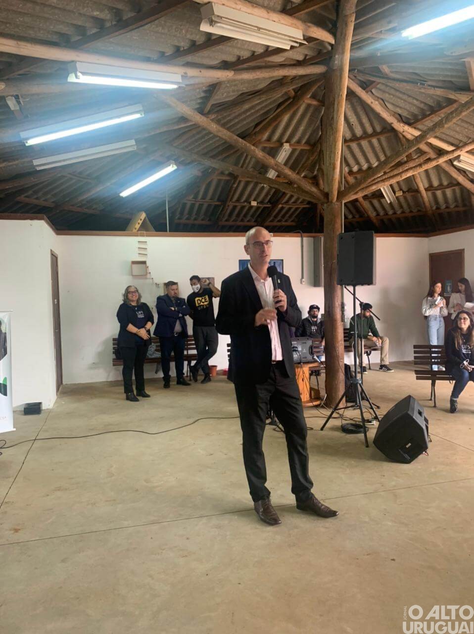 Novo reitor da UFSM visita campus de FW