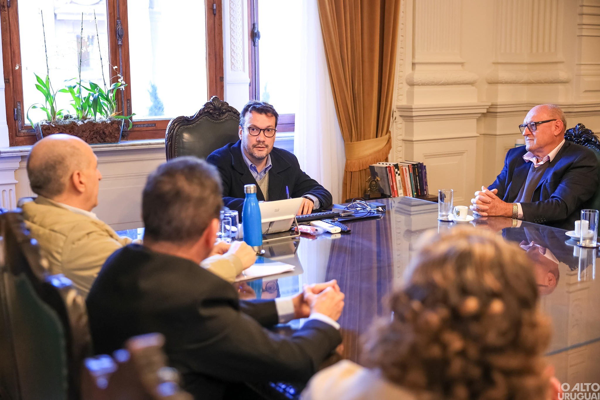 Prefeito e vice-prefeita de Rodeio Bonito mantêm audiências em Porto Alegre