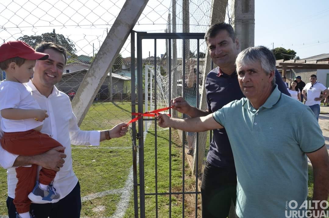 Administração de Caiçara inaugura o Espaço de Esporte e Lazer Bairro Figueira