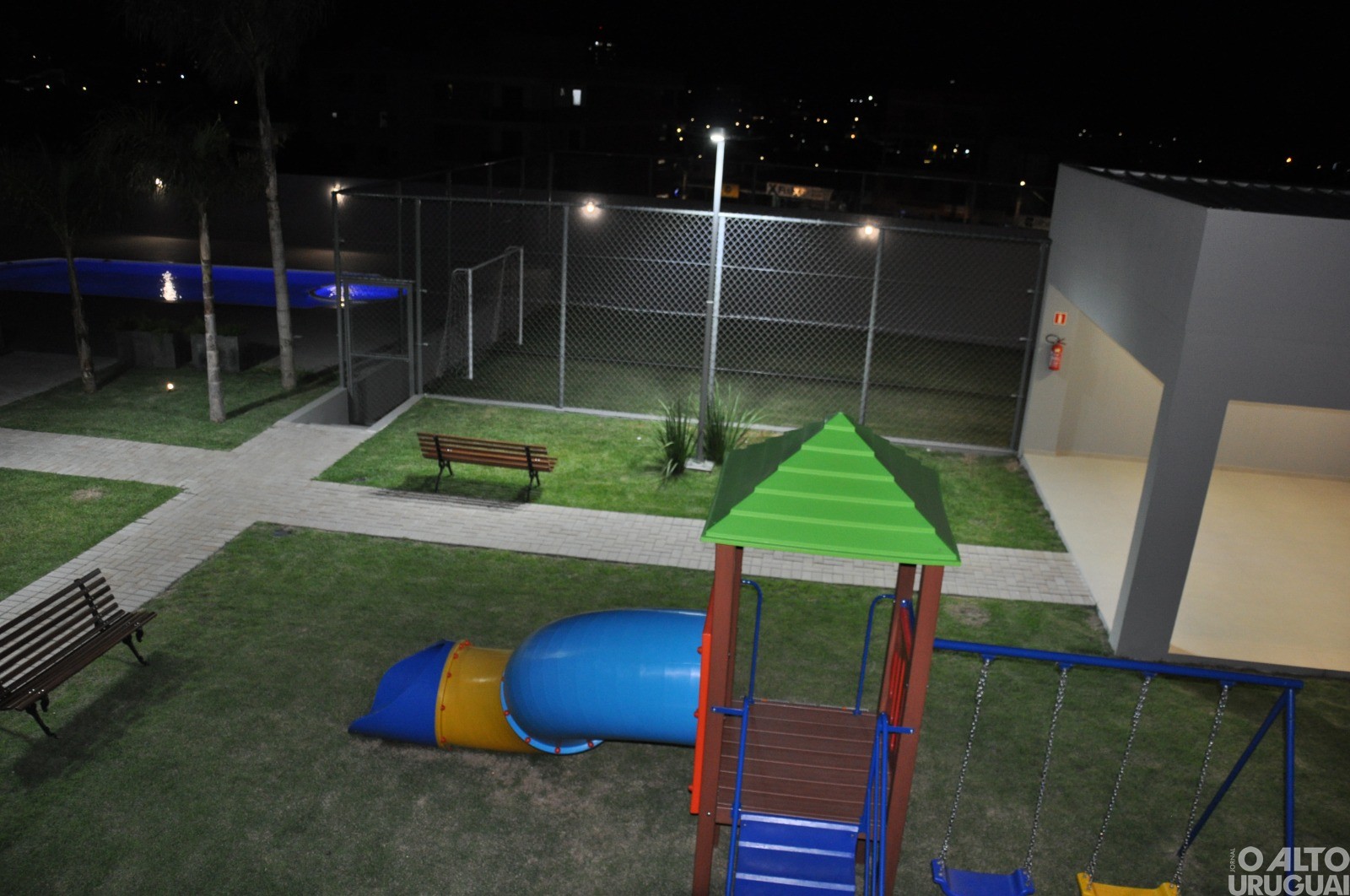 Marcos Lima celebra a entrega do Figueiras Park