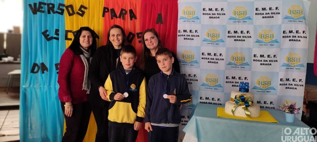 Seberi: alunos da Escola Rosa da Silva Braga participam de concurso de poesia