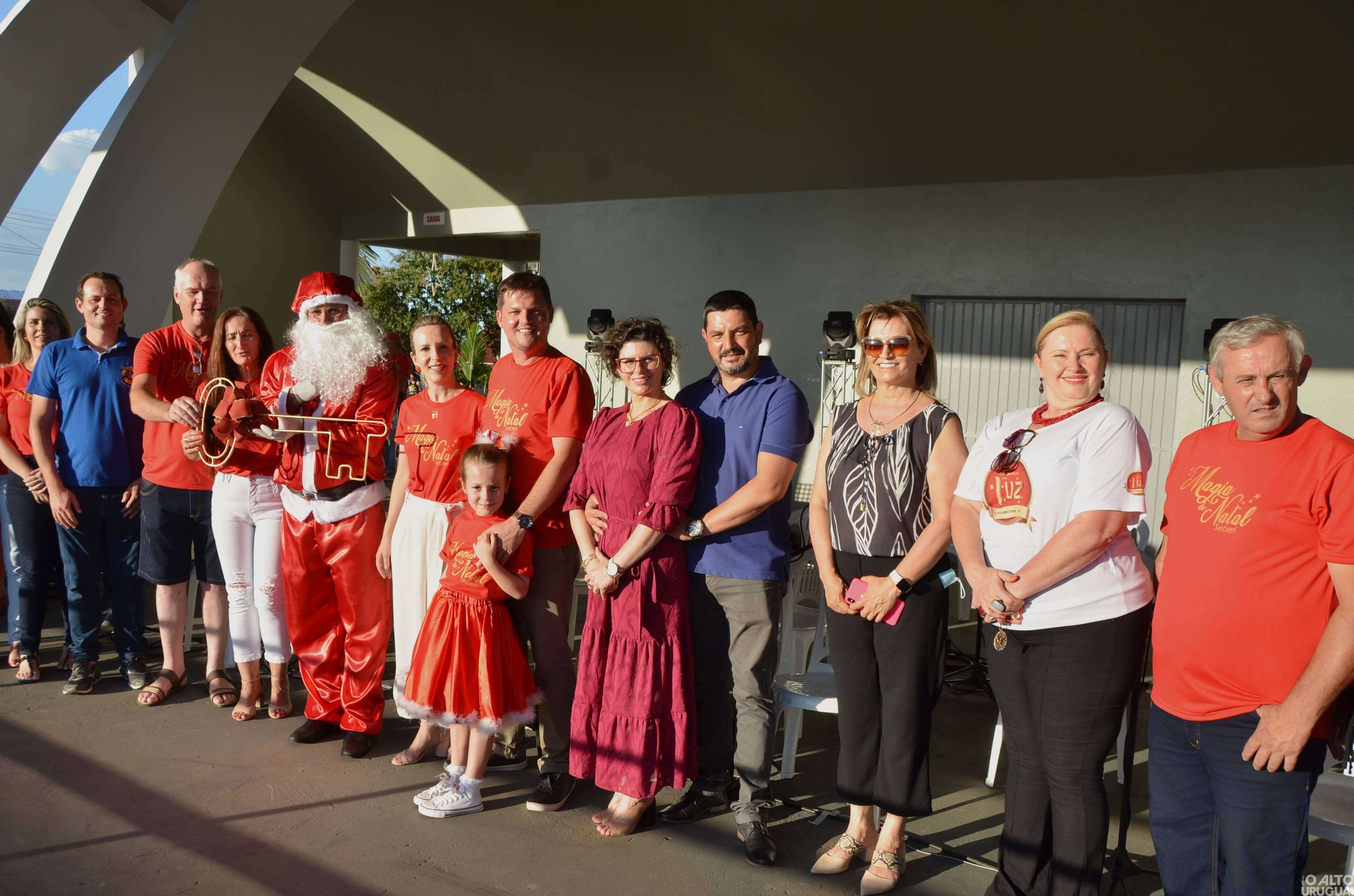 Chegada do Papai Noel marca o início da programação de Natal em Seberi