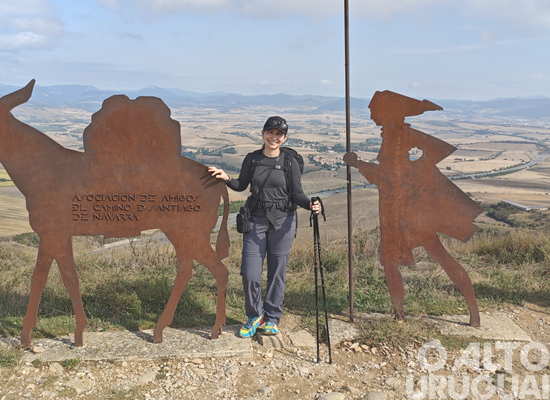 Servidora da UFSM/FW percorre trajeto do Caminho de Santiago Francês