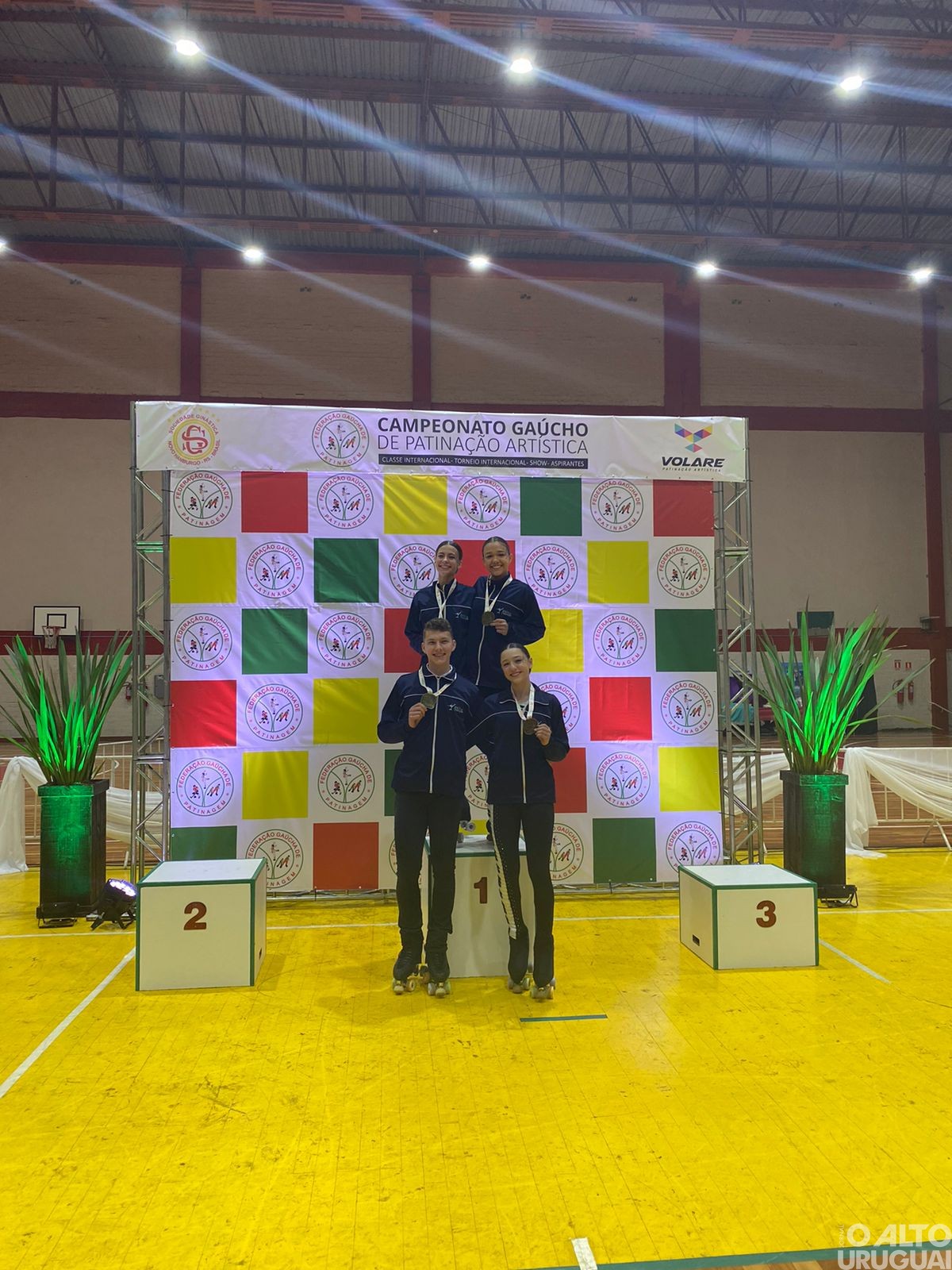 Magia da Patinação se destaca no campeonato gaúcho