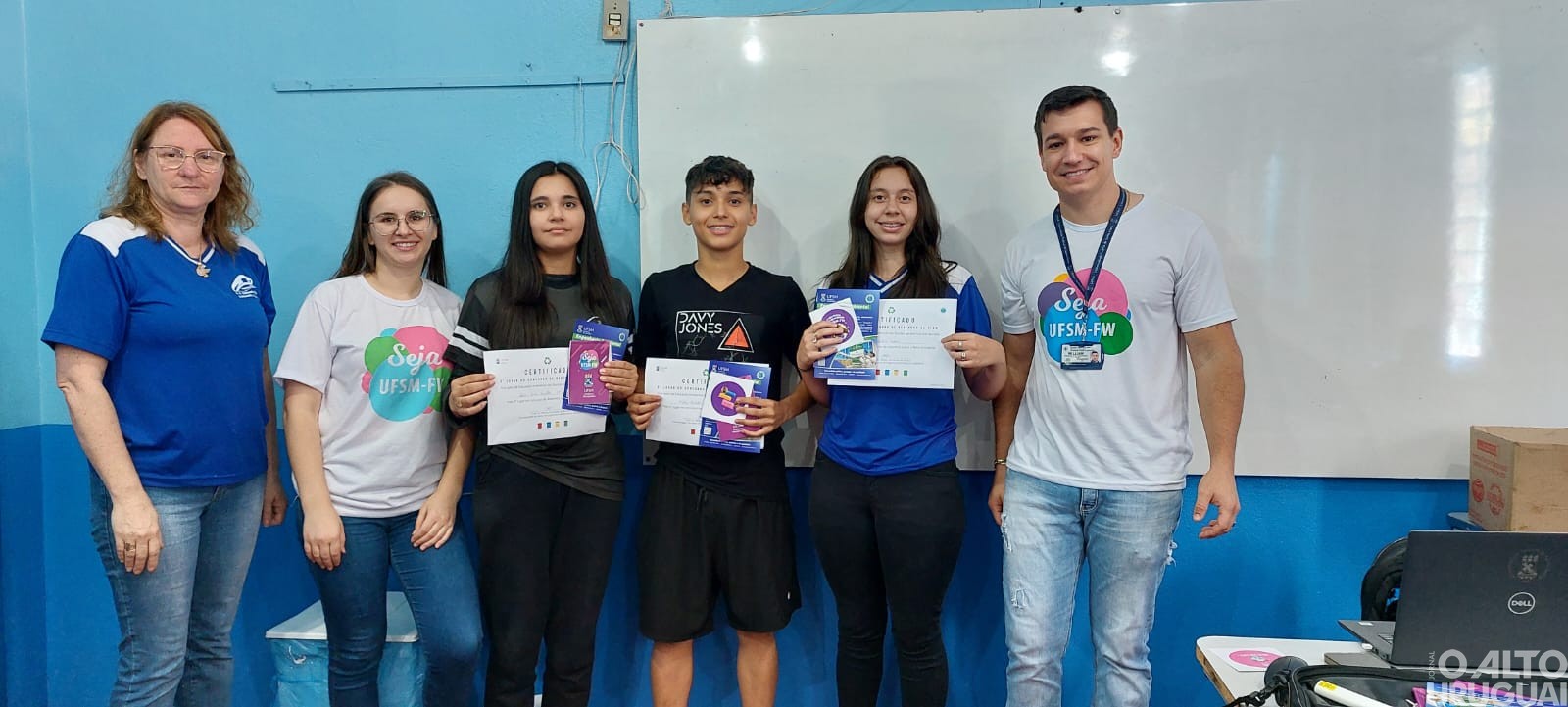 UFSM/FW leva educação ambiental e coleta seletiva a escolas do Médio Alto Uruguai