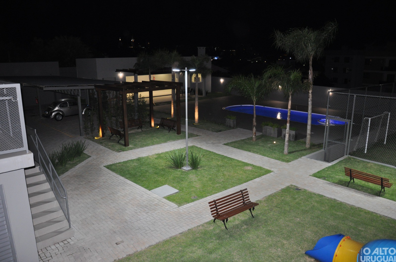 Marcos Lima celebra a entrega do Figueiras Park