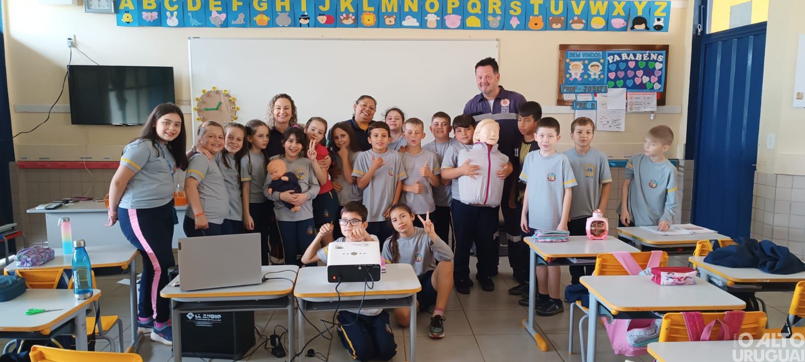 Alunos da rede municipal de Seberi recebem orientações de primeiros socorros