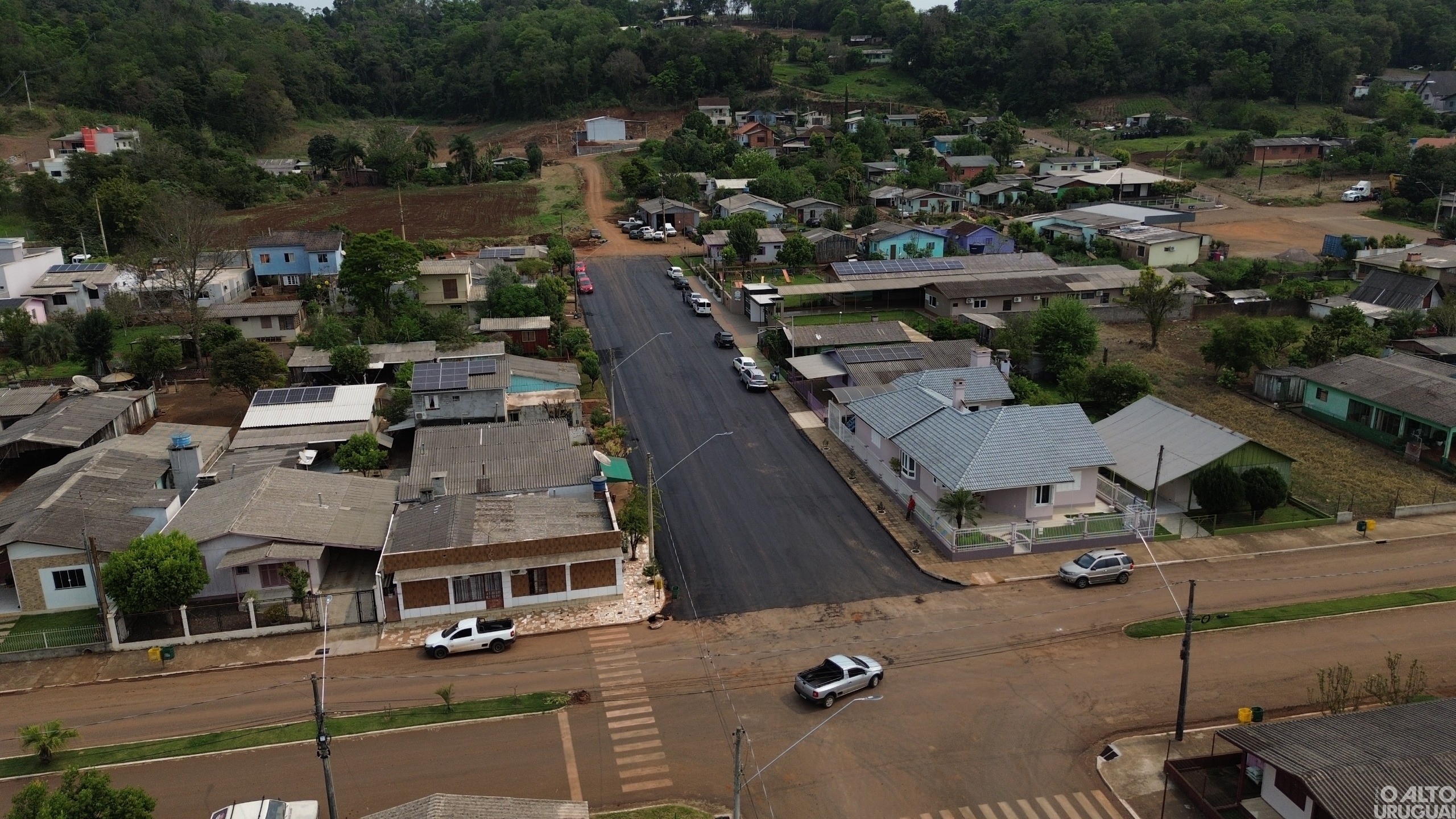 Erval Seco faz obras na segunda fase do Avançar-Pavimenta RS