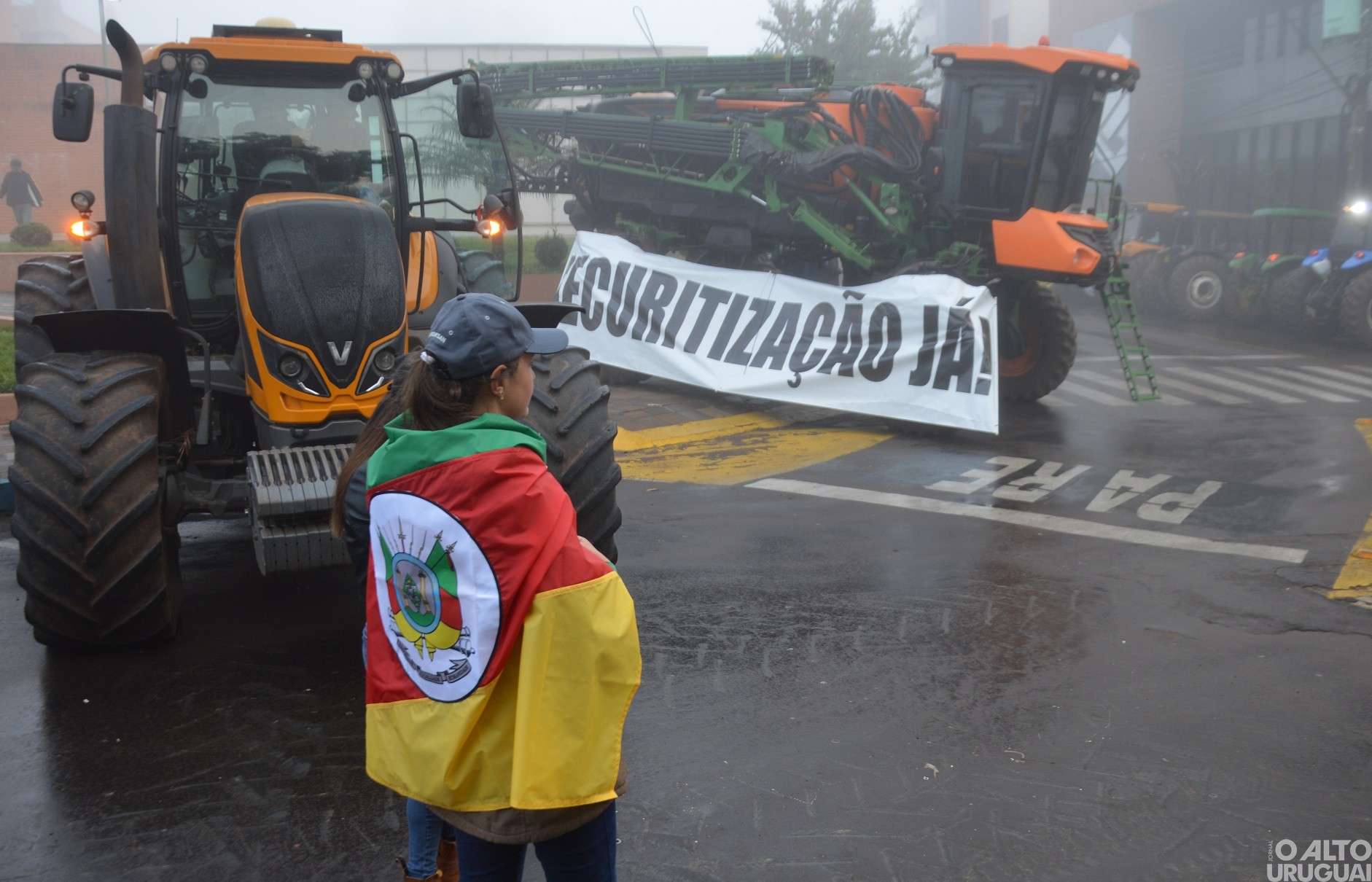 Agricultores protestam pela Securitização Rural em Frederico Westphalen