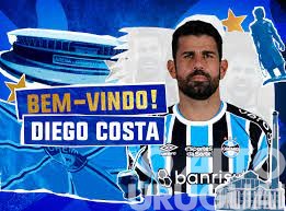 Grêmio anuncia a contratação de Diego Costa