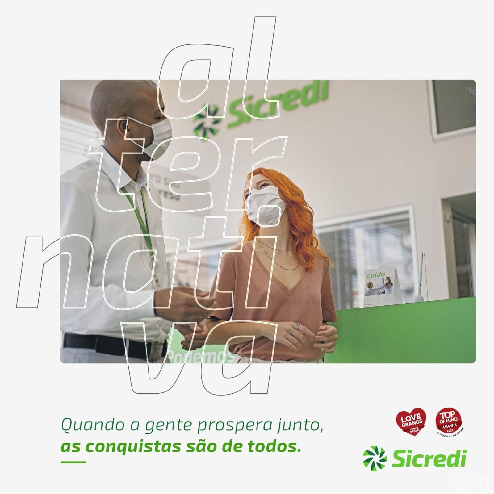 Sicredi está entre as marcas mais amadas do Estado