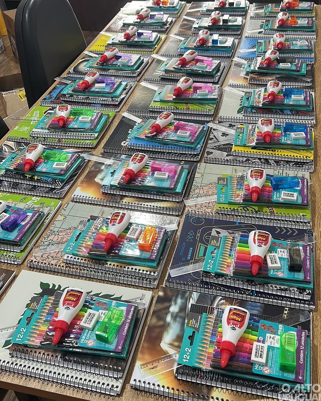 Entregues mais de 1,2 mil kits de materiais escolares aos alunos da rede municipal de Seberi