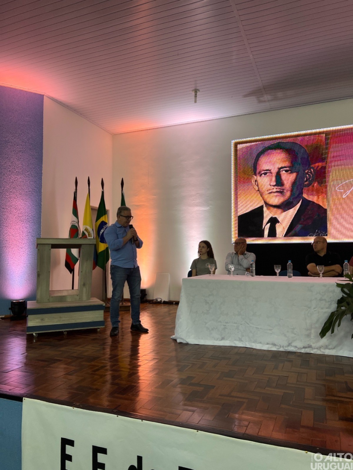 Escola José André Acadroli de Rodeio Bonito celebra centenário de seu patrono