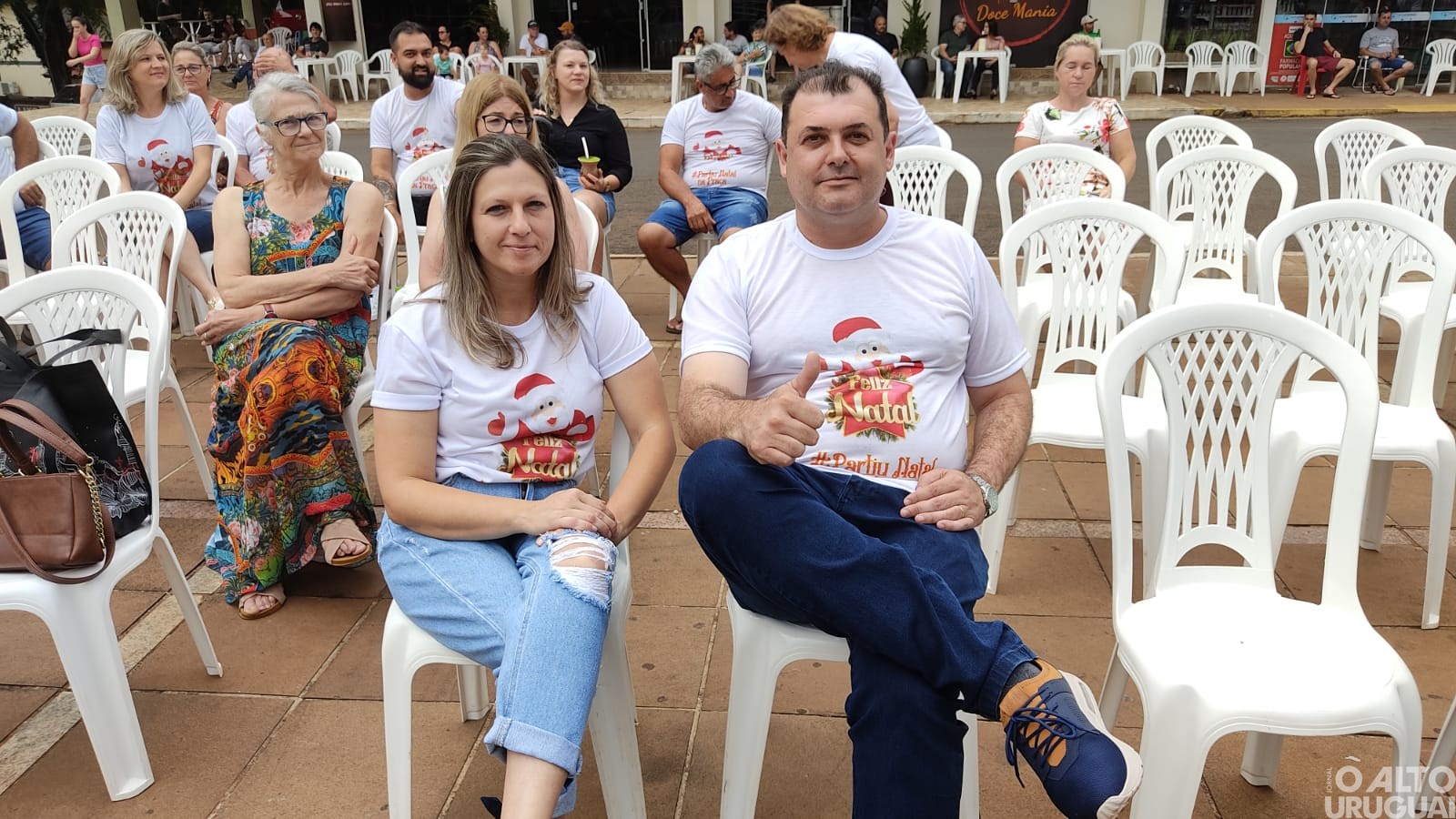 Planalto: chegada do Papai Noel e apresentações das escolas marcam Natal na Praça